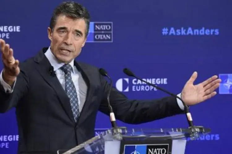 
	Anders Fogh Rasmussen, da Otan: secret&aacute;rio-geral deixa comando no fim do m&ecirc;s
 (John Thys/AFP)