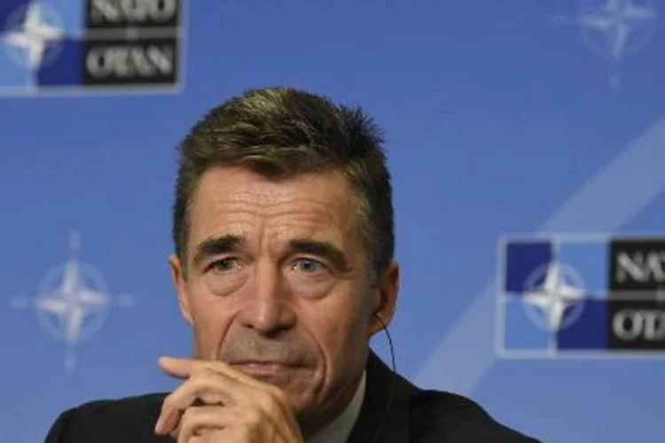 
	Chefe da Otan, Anders Fogh Rasmussen: &quot; o que conta &eacute; o que acontece em terra&quot;
 (John Thys/AFP)