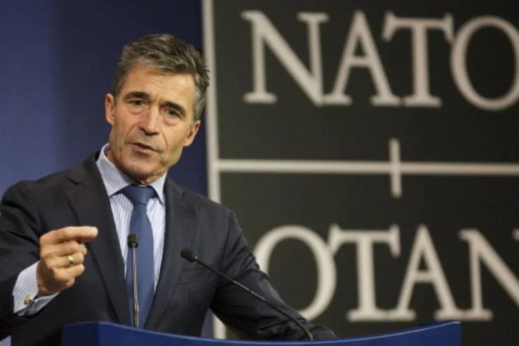 Anders Fogh Rasmussen: "Hoje aprovamos um detalhado plano operacional para essa nova missão, chamada "Apoio Decidido" (Thomas Trutschel/Getty Images)