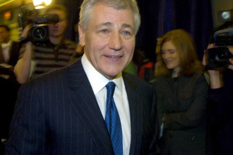 
	Chuck Hagel: &quot;O secret&aacute;rio planeja devolver parte de seu sal&aacute;rio, mesmo n&atilde;o sendo necess&aacute;rio fazer isso porque seu cargo &eacute; uma designa&ccedil;&atilde;o presidencial, confirmada pelo Senado&quot;, disse Little
 (REUTERS/Dave Kaup)
