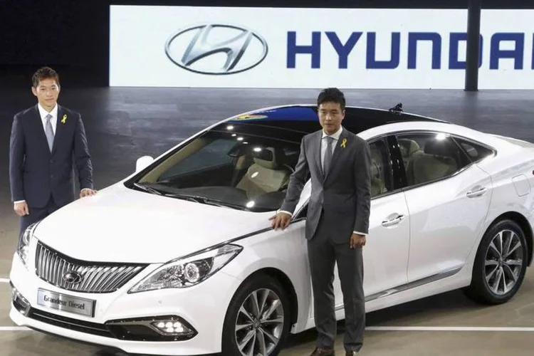 Lançamento da Hyundai: movimento revela o nervosismo da Hyundai com importações da Europa e dos Estados Unidos (Jo Jung-ho/Yonhap/Reuters)