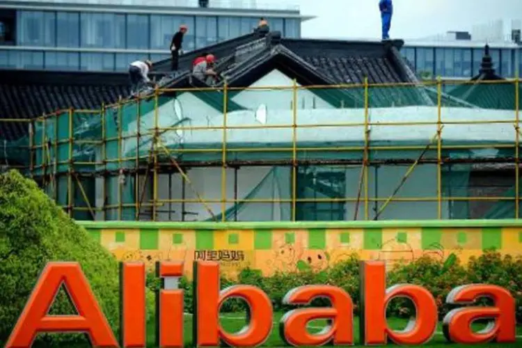 
	Alibaba: volume de negocia&ccedil;&atilde;o em seu primeiro dia na bolsa superou 270 milh&otilde;es de a&ccedil;&otilde;es
 (AFP)
