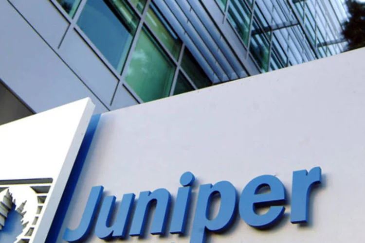 
	Sede da Juniper Networks em Sunnyvale, Calif&oacute;rnia: companhia tem valor de mercado de 13,7 bilh&otilde;es de d&oacute;lares
 (Victor Fisher/Bloomberg News)