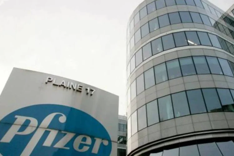 Sede Pfizer em Bruxelas, na Bélgica (François Lenoir/Reuters/Reuters)