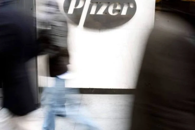 Fotografia da sede da Pfizer em Nova York (Brendan McDermid/Reuters)