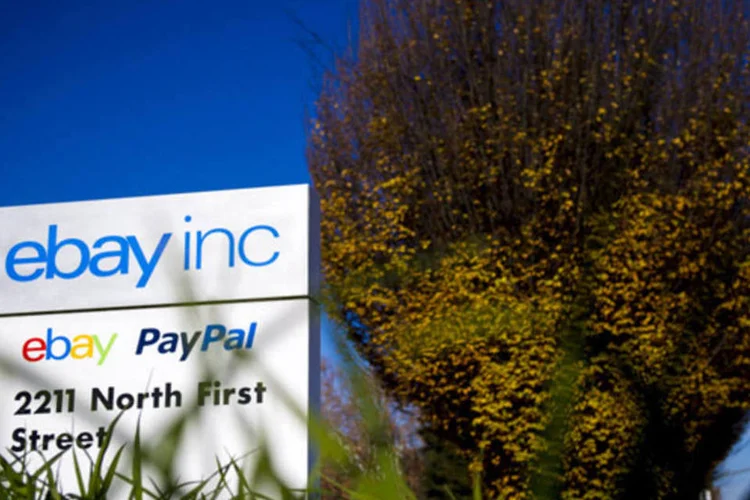 Sede do eBay em San Jose, Califórnia: Carl Icahn está tentando convencer o eBay a cindir seu serviço de pagamentos PayPal (David Paul Morris/Bloomberg)