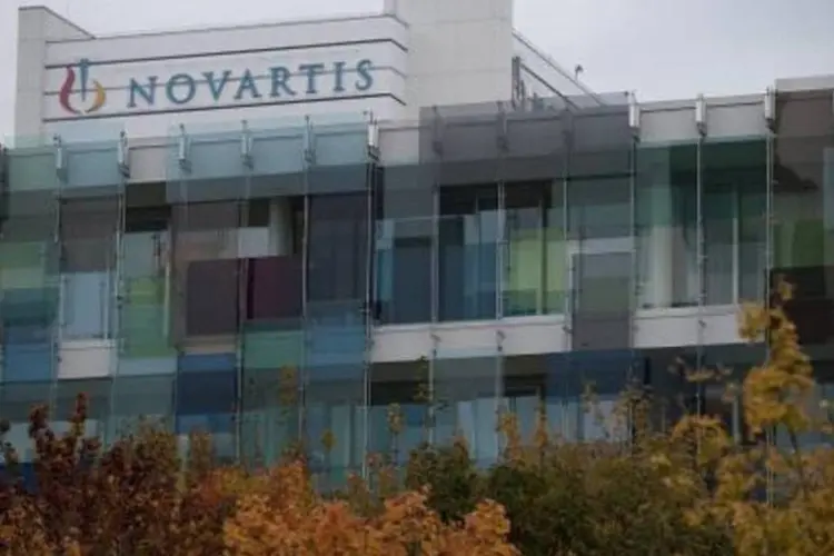 Sede da Novartis: empresa já está abalada por casos de falsificação de dados (Sebastien Bozon/AFP)