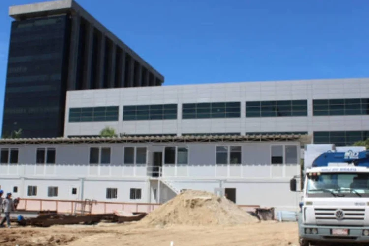
	Obras da nova sede Comit&ecirc; Organizador dos Jogos do Rio: faltando menos de quatro anos para a Olimp&iacute;ada, o Comit&ecirc; apresentou um relat&oacute;rio sobre os preparativos para os jogos
 (Divulgação/Rio 2016)