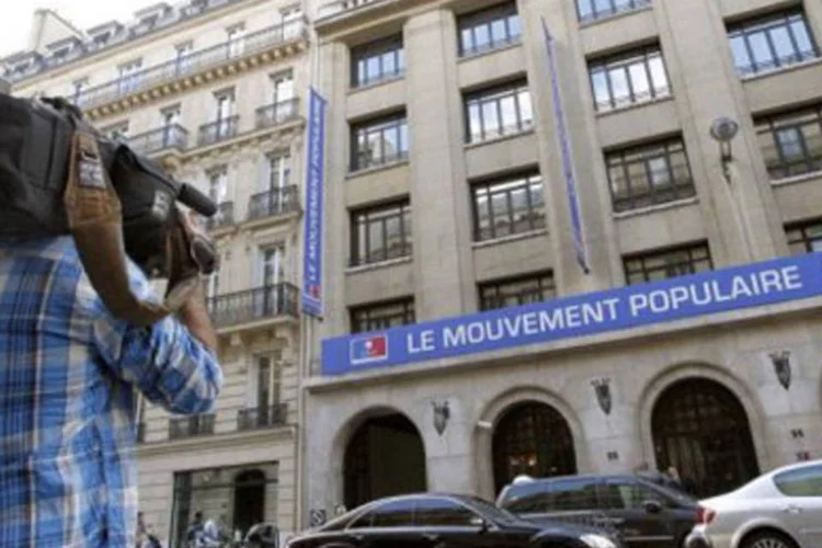 Sede da UMP, em Paris: busca no Google agora redireciona `revista policial´ para site do partido de Sarkozy, onde há uma explicação sobre o ocorrido (Patrick Kovarik/AFP)