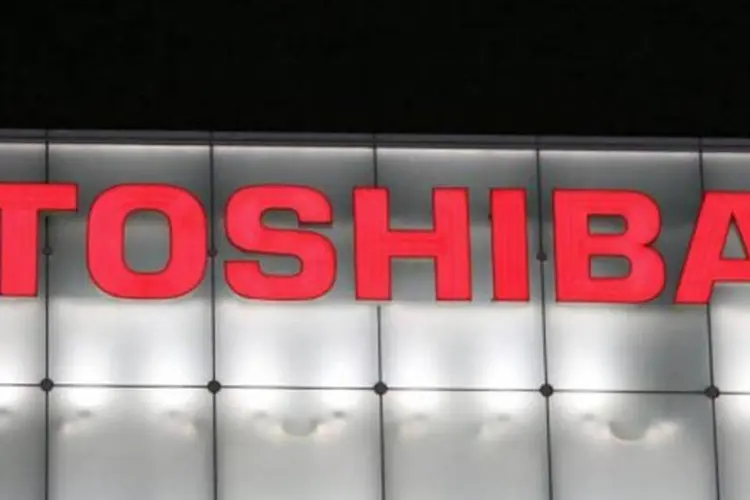 Sede da Toshiba no Japão:  (Yoshikazu Tsuno/AFP)