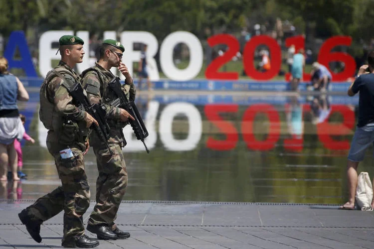 
	Eurocopa: a opera&ccedil;&atilde;o aconteceu em Ensival, cerca de 120 quil&ocirc;metros a leste de Bruxelas
 (Eric Gaillard / Reuters)