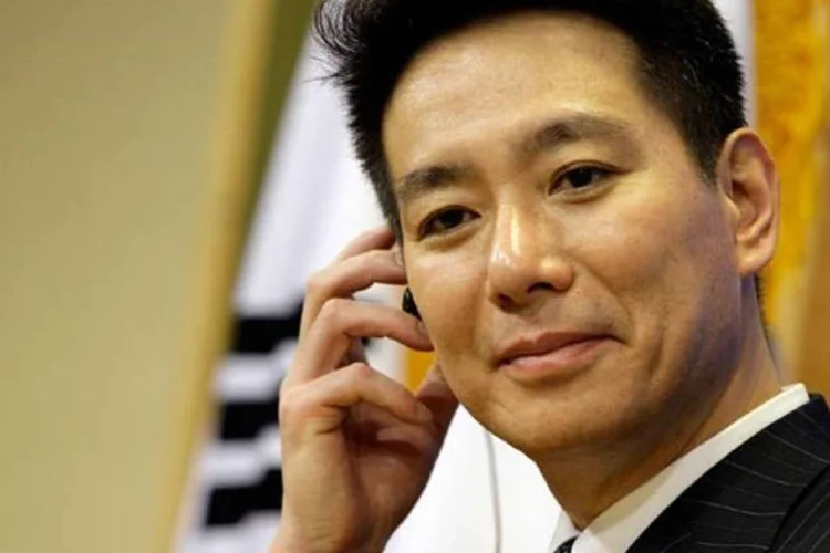 Seiji Maehara, ministro japonês das Relações Exteriores: "Territórios do Norte são parte ancestral do Japão" (Chung Sung-Jun/Getty Images)