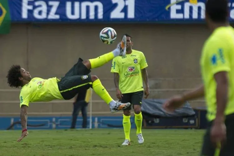 Seleção Brasileira treina: amistoso servirá de preparação para a Copa do Mundo (Marcelo Camargo/Agência Brasil)