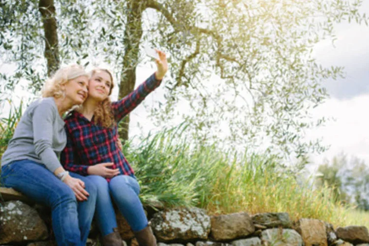 Selfie: empresa diz que a tecnologia é ideal para tirar tanto "selfies" quanto "groupies" (Getty Images)