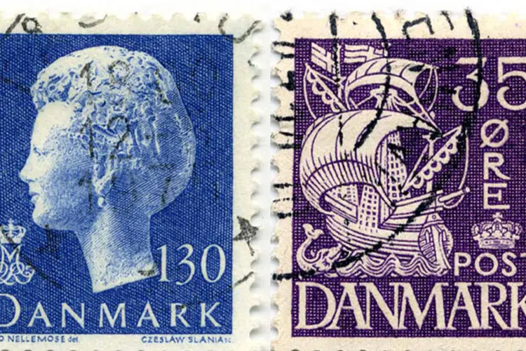 Os selos postais dinamarqueses começam a ser substituídos por pagamentos digitais (Reprodução)
