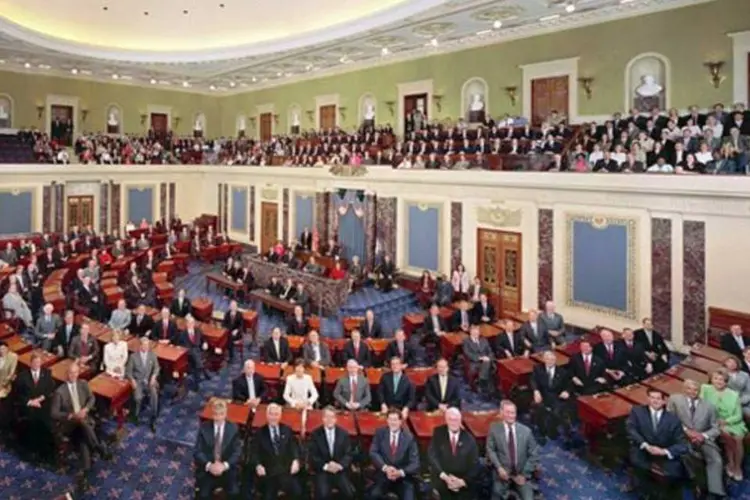 Sessão do Senado norte-americano (Wikimedia Commons/Wikimedia Commons)