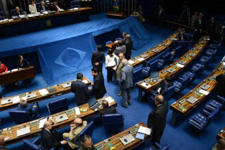 
	Senado: mesa diretora restringiu acesso de populares ap&oacute;s protestos no local
 (Fabio Rodrigues Pozzebom/ABr)