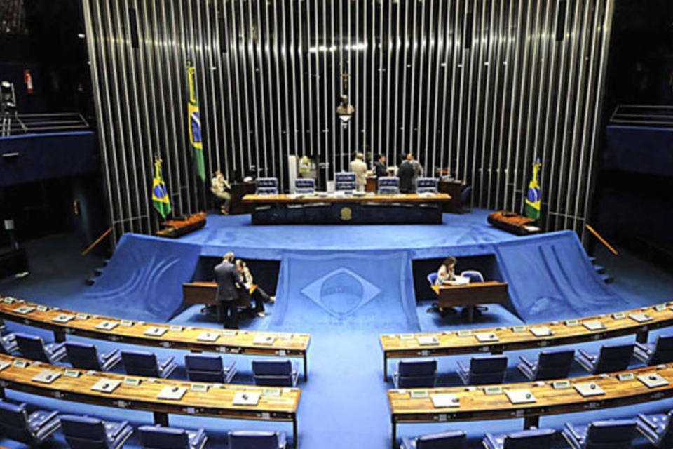 Posse de Barbosa no STF esvazia plenário do Senado