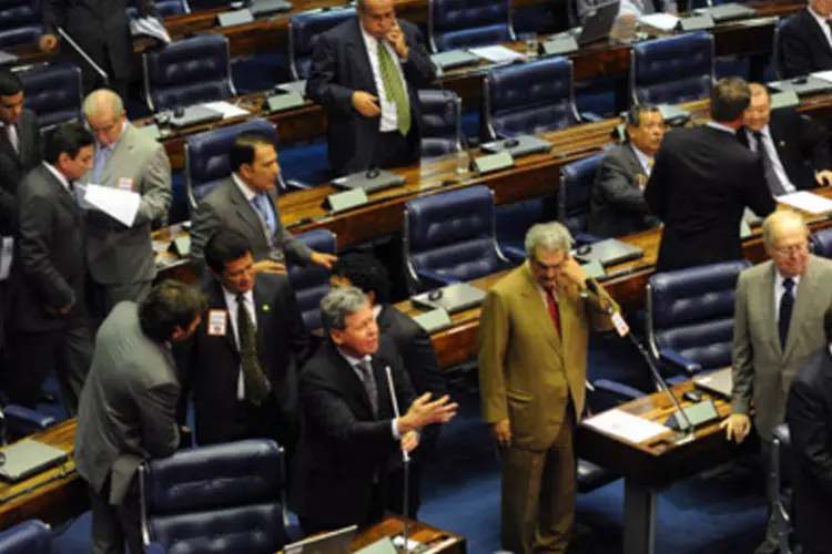 Votação da Lei da Ficha Limpa durante plenário do Senado (.)