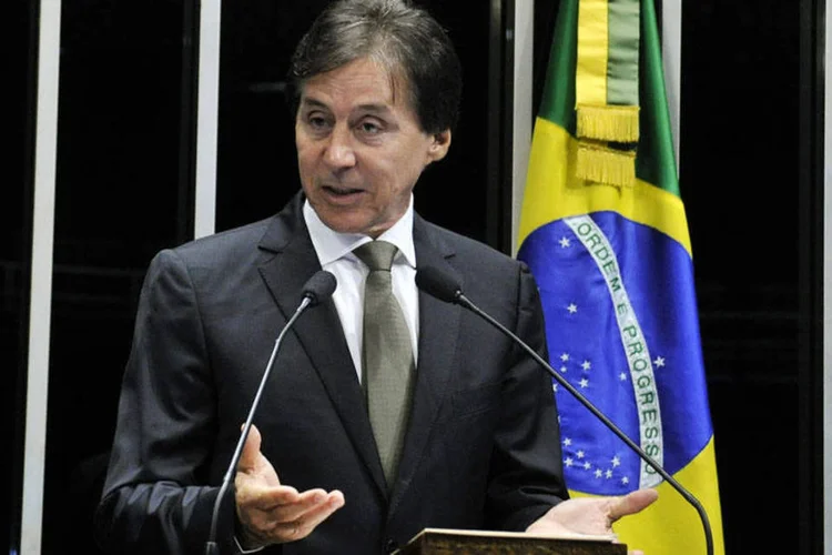 Eunício: senador afirma estar aberto a dialogar, mas que não aceitará interferência no Legislativo (Geraldo Magela/Agência Senado/Divulgação)