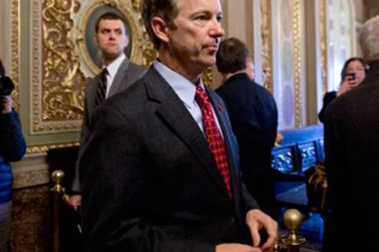 
	O senador republicano Rand Paul, de Kentucky: al&eacute;m de Barack Obama, a den&uacute;ncia se dirige aos diretores da NSA, do FBI e da intelig&ecirc;ncia do pa&iacute;s
 (Saul Loeb/AFP)