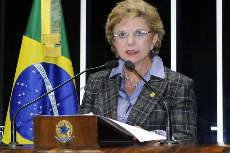 
	Senadora L&uacute;cia V&acirc;nia (PSDB-GO): &quot;estou surpresa de ter sido indicada, mas n&atilde;o vou gastar energia nessa CPI. Vamos lutar at&eacute; o fim pela CPMI&quot;, disse
 (Waldemir Barreto/Agência Senado)