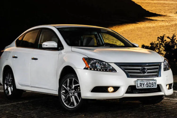 
	O Sentra Unique ser&aacute; oferecido nas cores Preto Premium, Prata Classic e Branco Diamond
 (Divulgação/QuatroRodas)
