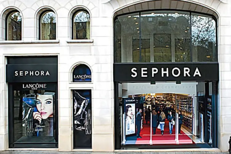 Sephora: unidade da empresa francesa na Champs Elyseés, em Paris (Sephora/Divulgação)