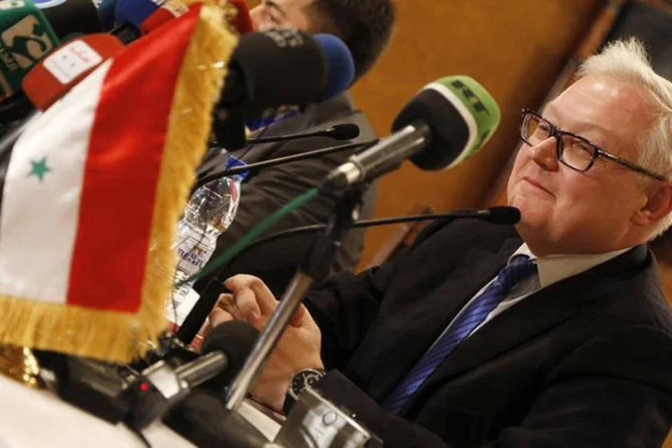 Sergei Ryabkov: "Quase não é segredo que o objetivo da sanções é criar condições sociais e econômicas para realizar uma mudança de poder na Rússia" (Omar Sanadiki/Reuters)
