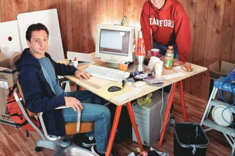 Sergey Brin e Larry Page, do Google:  novas histórias sobre os primeiros anos da companhia reveladas (Michael Grecco/Getty Images)