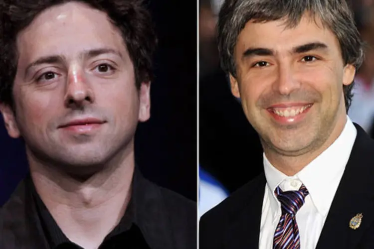 Sergey Brin e Larry Page, fundadores do Google (Getty Images/Getty Images)