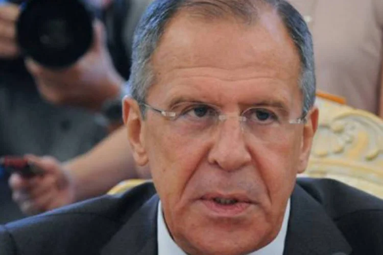 Sergei Lavrov: o chanceler russo insistiu que os próprios sírios devem decidir o destino de seu país, a partir de um acordo para um processo de transição (Alexander Nemenov/AFP)