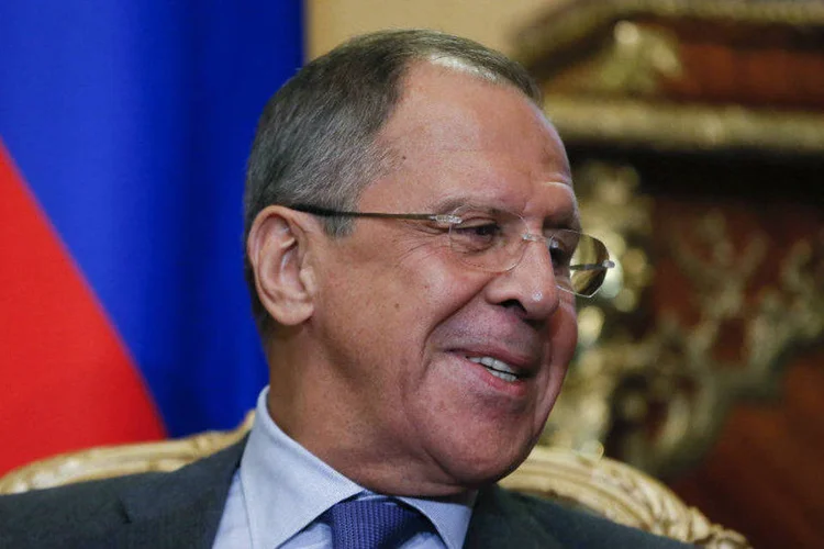 O chanceler russo, Serguei Lavrov, em Moscou (Maxim Shemetov/Reuters)