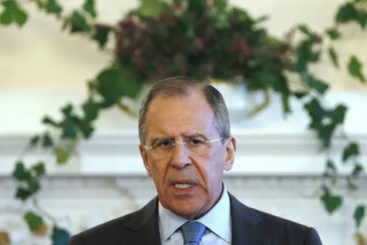 Ministro de Relações Exteriores da Rússia, Sergei Lavrov: chancelaria afirmou que o grupo deverá respeitar os "interesses do povo multiétnico da Ucrânia" (Suzanne Plunkett/Reuters)