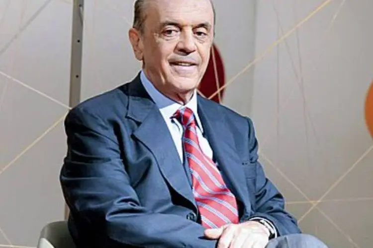 O candidato do PSDB, José Serra (.)