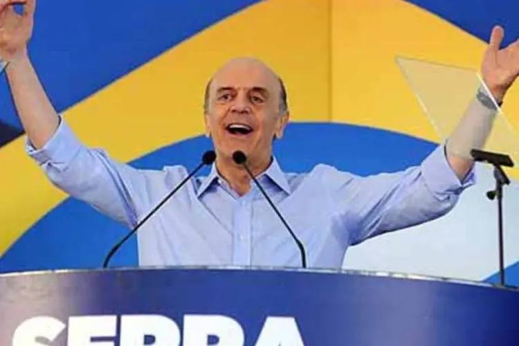 José Serra fez questão de apontar que deverá pautar seus confrontos com a concorrente Dilma (.)