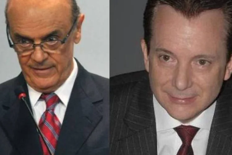
	Record afirmou que desistiu de organizar o encontro pois Celso Russomanno (PRB) e Jos&eacute; Serra (PSDB) n&atilde;o estariam presentes
 (Divulgação/Facebook/Agência Brasil/Montagem EXAME.com)
