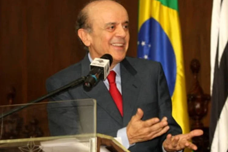 O candidato a presidência pelo PSDB, José Serra