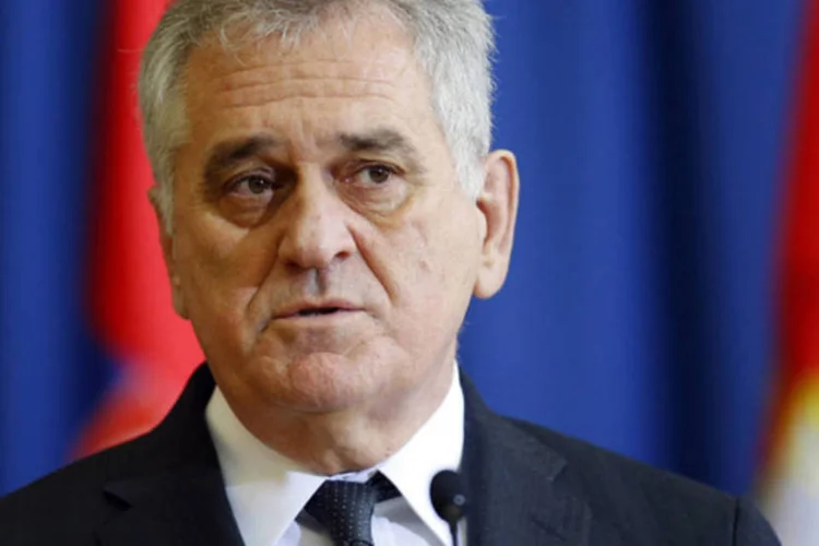 
	O presidente da S&eacute;rvia, Tomislav Nikolic: se reunir&aacute; com o presidente Nursultan Nazarbayev, o primeiro-ministro Karim Masimov e o presidente da c&acirc;mara baixa do Parlamento
 (REUTERS/Marko Djurica)