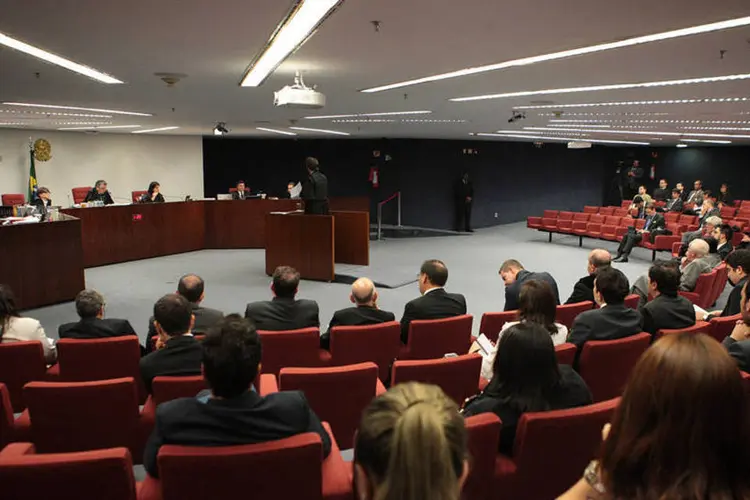 Ministros durante sessão da 1ª Turma do Supremo Tribunal Federal (STF) (Carlos Humberto/SCO/STF)
