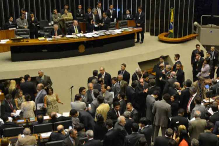 
	Sess&atilde;o do Congresso para votar o projeto da Lei de Diretrizes Or&ccedil;ament&aacute;rias
 (Valter Campanato/ABr)