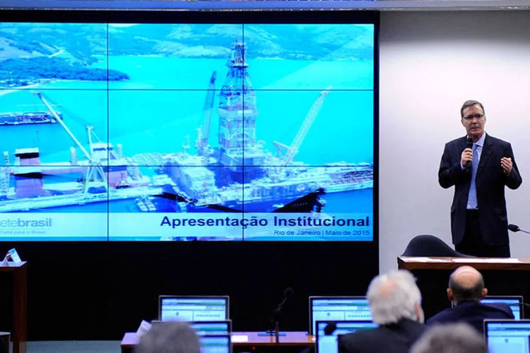 
	Presidente da Sete Brasil, Luiz Eduardo Guimar&atilde;es Carneiro, na CPI da Petrobras
 (Lucio Bernardo Jr. / Câmara dos Deputados)