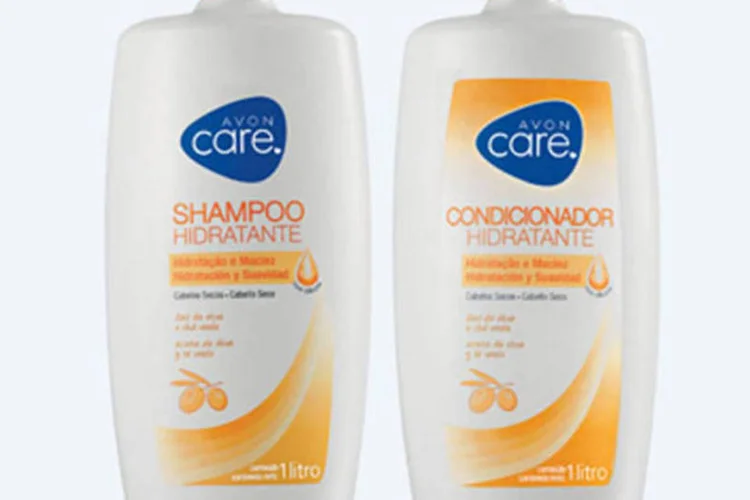 Shampoo Avon Care, em embalagem de 1 litro: mais de 500 produtos foram contaminados com bactéria que pode causar infecção (Reprodução / Avon)