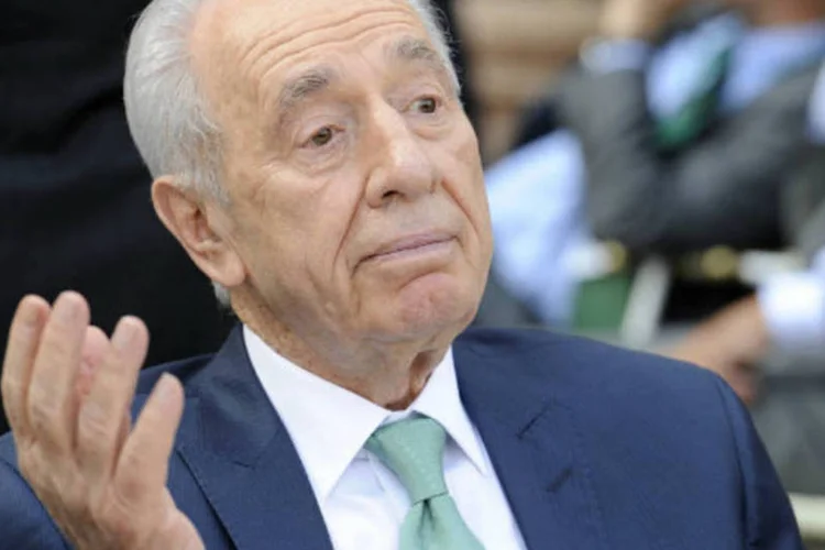 O presidente de Israel, Shimon Peres: Rohani "não expressou apoio à paz no Oriente Médio", segundo Peres (Giuseppe Aresu/Bloomberg)