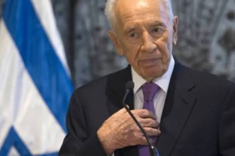 Shimon Peres: "Espero que nesse façamos o que de mais sábio uma nação pode fazer, a paz. A paz entre nós, com nossos vizinhos e no Oriente Médio", acrescentou (©AFP / Menahem Kahana)