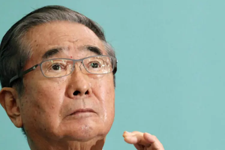 O ex-governador de Tóquio, Shintaro Ishihara: Ishihara é conhecido por suas incendiárias declarações contra homossexuais, imigrantes e mulheres (REUTERS)