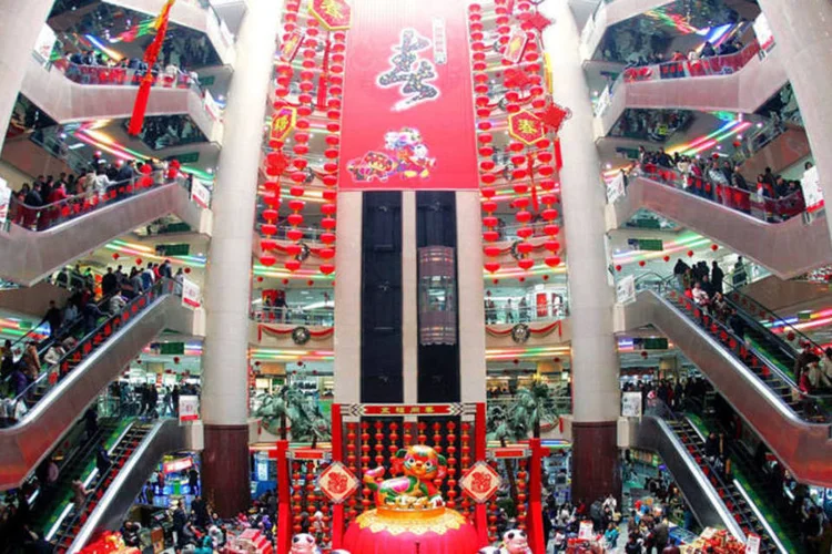 
	Shopping na China, pa&iacute;s divulga seu PIB de 2015 nesta ter&ccedil;a-feira
 (Getty Images)