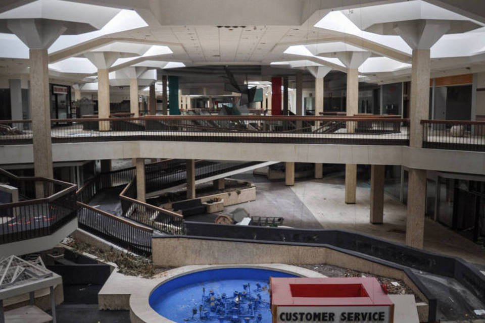 Shopping center americano abandonado (Seph Lawless/Divulgação)