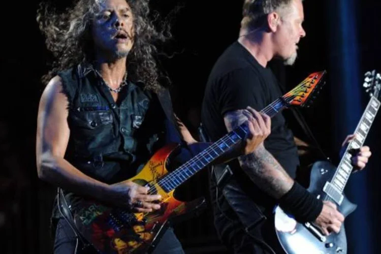 No Rock in Rio, a Metallica tocou músicas com riffs e estrofes que se tornaram hinos do heavy metal (Kevin Winter/Getty Images)