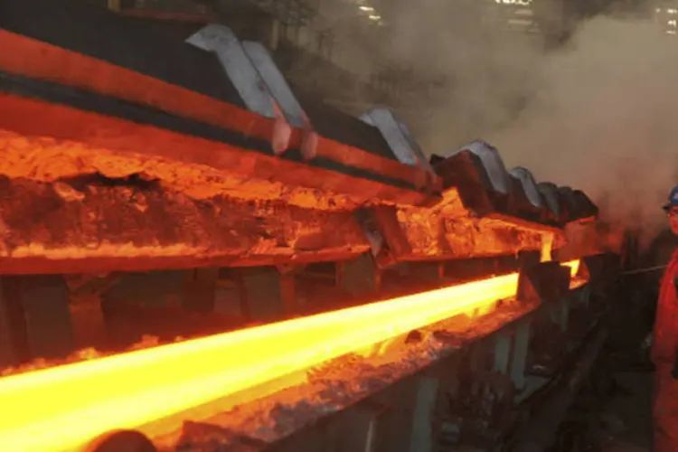 Siderúrgica: Baowu Steel dispõe de um total de ativos avaliado em 730 bilhões de iuanes (106 bilhões de dólares) (REUTERS/China Daily)